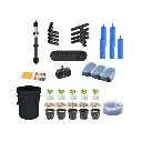 Grow Pot RDWC 8L Kit Sistema Hidropónico de 6 Cubos con Bombas de Aire, Macetas de Red y Depósito de Agua
